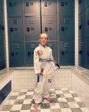 Ladda upp bild till gallerivisning, Kramsnö kids kimono Frostvit